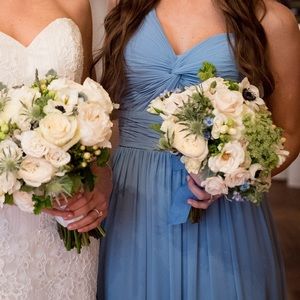 Twilight blue Bridesmaid dress